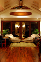 7'3" the "Santa Cruz"  Redwood and Sapele Mahogany, wooden surfboard wall art home décor